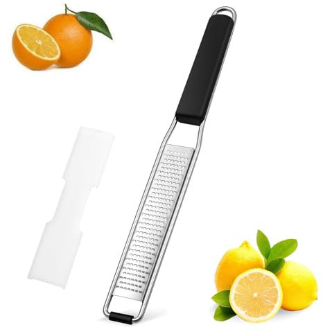 Grattugia Manuale per Formaggio e Limone - Sbuccia Ideale per Parmigiano, Agrumi, Zenzero, Cioccolato e Noce