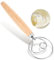YUXIANLB Dänischer Teigbesen aus Holz Handmixer Schneebesen für Sauerteig Brot Edelstahl Rührwerkzeug für Küche Bäckerei Haushalt Kuchen Kekse Backwaren Bäcker Hobbyköche Hochwertiges Backwerkzeug