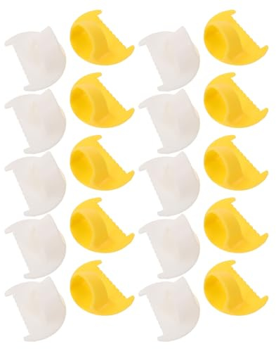LIFKOME 20 Piezas Regla de Dobladillo para Coser Ayuda de Costura de Herramienta de Costura de Bordes para Acolchado de Tela Calibres Bloqueo de Borde