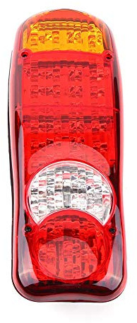 2 luces traseras de 46 LED, luz de freno, luz de freno, luz de lámpara indicadora de marcha atrás para coche, camión, remolques, furgoneta, impermeable, 12 V