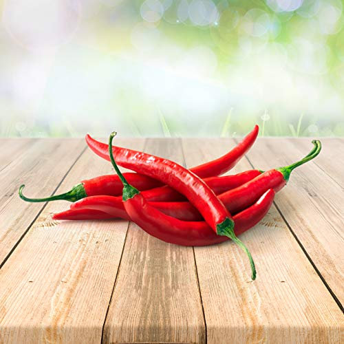Piment Cayenne 50 x Graines du Portugal 100% Naturel sans Aide à la Culture Chimique ni Génie Génétique