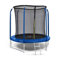 Klarfit Kinder Trampolin Indoor/Outdoor - Kleines Trampolin für Kinder ab 5-9 Jahre, Rutschfest mit Leiter, Randabdeckung & Sicherheitsnetz