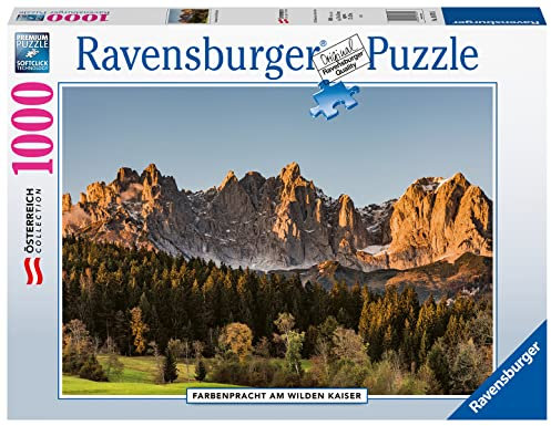Ravensburger Puzzle 16870 16870-Farbenpracht am Wilden Kaiser-1000 Teile Puzzle für Erwachsene und Kinder ab 14 Jahren, Yellow