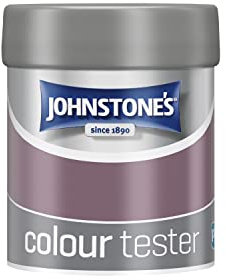 Johnstone's - Mauve Whisper Wall & Ceiling Paint - Emulsion - Easy Apply, Dries 1-2 Hrs - 75ml