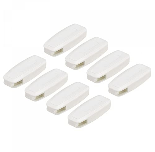 uxcell Blind Cord Weight, 8Pcs 80mm Curtain Window Shutter Beaded Chain Handle Roman Vertical Roller Shade Accessories, White