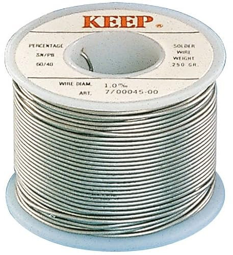 Generico PESA PER LA PESCA Piombo Rotondo Argento 100 GR 1,0 mm