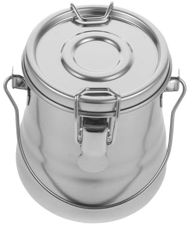 JEWEDECO Seau De Lavage pour Brosse Pot à Crayons Double Couche avec Couvercle Seau De Lavage Portable pour École Et Extérieur