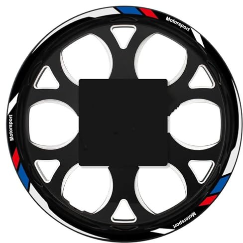 CSSPDM Fácil de Instalar Pegatina para Rueda De Motocicleta, Pegatina De Llanta, Cinta A Rayas para Cubo para B&MW F900R F800R F900XR S1000RR S1000R S1000XR R1200R R1250RS(Style 1)
