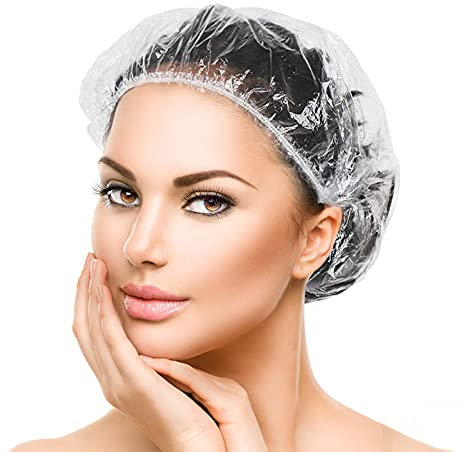 TUPARKA 120 Stück Duschhaube Einweg für Heimgebrauch Hotel Spa und Friseursalonzubehör
