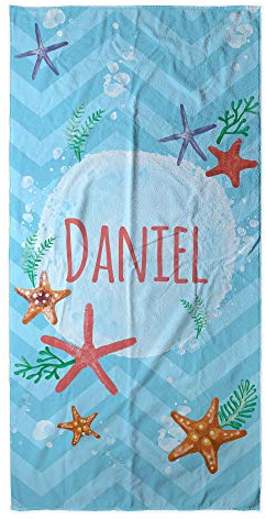 LolaPix Toalla Playa Personalizada. Toallas Personalizadas. Toalla niño. Regalos Personalizados con Nombre. Varios diseños y tamaños. Playa