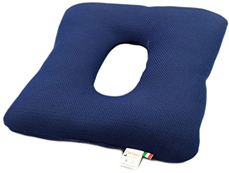 TAKIMED Cuscino per sedia da ufficio,auto, Tessuto traspirante 3D,Cuscino Antiprostata,Cuscino alleviare dolori prostata,Coccige,OssoSacro,Emoroidi