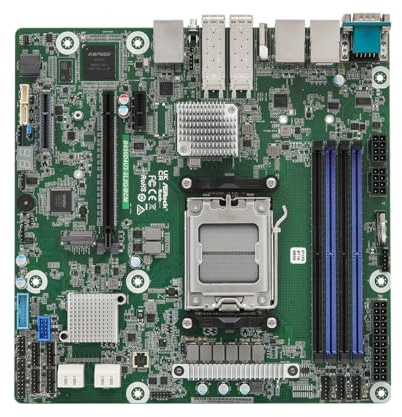 ASRock Rack Server Motherboard B650D4U3-2L2Q/BCM Micro-ATX AMD EPYC™ 4004 and AMD Ryzen™ 9000/8000/7000 Series Dual SFP28 (25GbE)