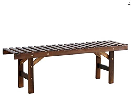 Banc Étagère À Fleurs Échelle De Balcon du Salon Support De Plantes en Pot du Sol Au Plafond Porte-Fleurs Extérieur pour Porte De Jardin Durable (Color : Brown, S : 100 * 25 * 32cm)