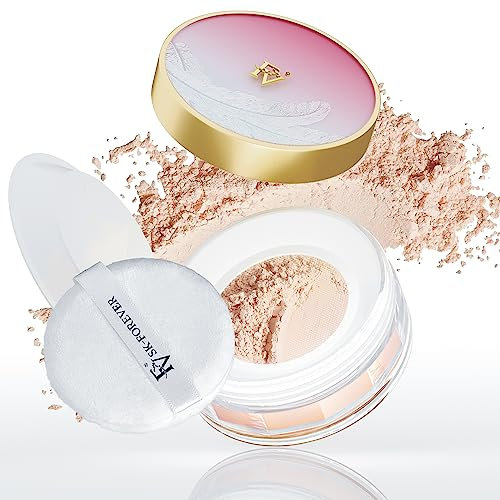 FV Transparente Fixierpulver, Mattierendes Loose Setting Powder für Ölkontrolle, Porenverfeinerung, Langanhaltend, Geeignet für Alle Hauttypen, 10g (Netural)