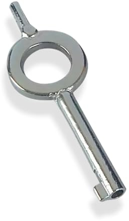 Chiave per Manette della Polizia Vero - a Forma di Tubo - Compatibile con la Maggior Parte delle Catene sul Mercato - Realizzata in Acciaio Inossidabile - Shoke