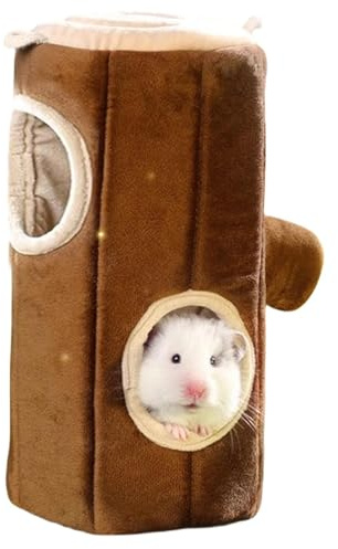 Gvblkq Piccolo animale Hammock Bed, Hamster Warm Tunnel, Fleece Animal Bed, Velvet Hammock For Small Pets Kids, Guinea Warm Bed, Accessori gabbia criceti, Parrot Cage Warm Bed, Piccolo animale Tunnel