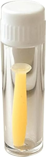 Strumento per la rimozione delle lenti a contatto in morbido silicone giallo per lenti morbide e dure, accessorio multiuso per lenti a contatto morbide, comoda cura delle lenti a contatto