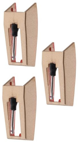 VICASKY 3stücke Plattennadel Ersatz Für Plattenspieler Nadeln Vinyl Kompatibel Mit Verschiedenen Plattenspielern Aluminium Stange Für Klaren Und Präzise Wiedergabe
