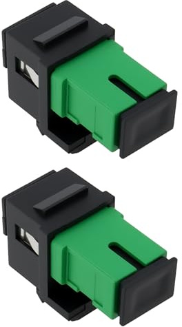 SG Store 2X SC till SC APC fiberoptisk adaptermodul singlemode simpplex koppling Keystone-uttag