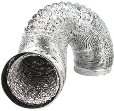 YANSHUYU Tubo Campana Extractora Conducto de ventilación de 80-180 mm, Manguera de ventilación, Tubo de Escape Flexible Tubo Flexible Aire Acondicionado(12cm-1.5M)