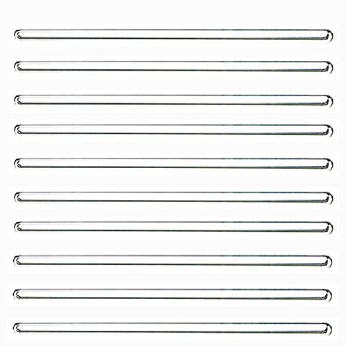10 Pièces Verre remuer Rod Laboratoire Agitateurs en Verre 30CM Agitateur Verre Réutilisables Mélangeur Bâton Borosilicate Expérimental pour Boissons Chaudes Froides Chimie