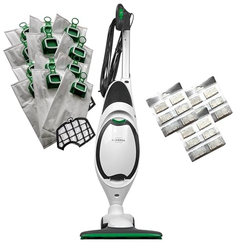 DIERRESTORE - Aspirapolvere Folletto VK150 - NUOVA - + Spazzola HD50 E 3 Anni Di Fornitura Sacchetti + Profumi + Filtri Motore – Potenza 60.000 giri/min, (2 ANNI GARANZIA CON THE POINT FOLLETTO)
