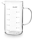 IBILI - Verre doseur avec poignée, 500 ml, Borosilicate