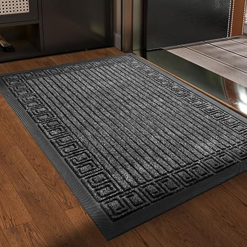 Instellar Door Mat - Outdoor Doormats for Front Door, Essential Dirt Trapping Floor Mats Welcome mat for Entryway, Front Door & Muddy Shoes Protection 23.5 x 35