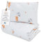 Kinder Bettdecke ohne Bezug 100x135 cm - Baumwolle Baby Decke und Kissen Set Kinderdecke 100 x 135 und Kopfkissen 60 x 40 - Bettdecken Kinderbettdecke Oeko-Tex Teddybären