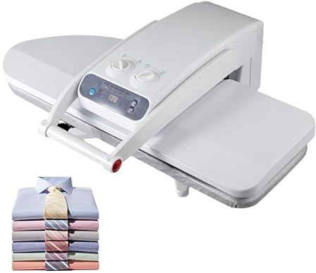 VitalisWorks Prensa de Planchado a Vapor Inteligente, Prensa de Vapor Digital de 1400 W 5 Funciones de Tela, Temperatura Ajustable, protección contra sobrecalentamiento, para el hogar, lavandería