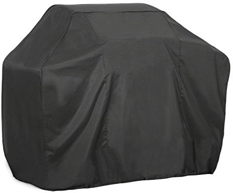 Barbecue Gas Grills Covers 75 Inches XXL Waterproof BBQ Cover Rainproof Barbeque Protection Cover Accessories for Weber Garden Patio Outdoor with Carry Bag Extra Large ELR Black