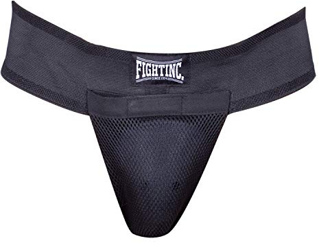 Fightinc. Tiefschutz Herren Pro Cup- für Kampfsport Karate TKD Kickboxen Muay Thai MMA schwarz UVM Senior