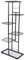 lyrlody - Soporte para maceta de flores de diseño vertical, 6 niveles, estantería de flores de hierro, portamacetas, soporte para maceta de plantas