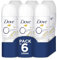 Dove 0% Desodorante Roll-On Original Protección 48 horas antitranspirante 50ml, Pack de 6 Unidades