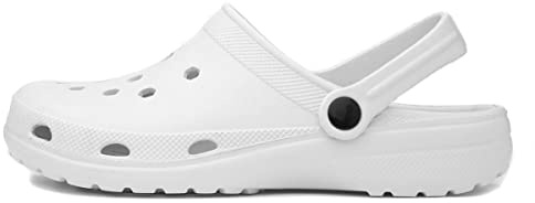 Shoe Zone - Womens White Slip On EVA Clog - Size 4 UK - White