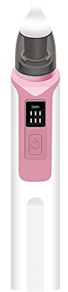 Aspiratore nasale elettrico per bambini, ricaricabile tramite USB, potente pulitore per il naso con 6 livelli di aspirazione, 2 punte in silicone, detergente per il naso del bambino per neonati,