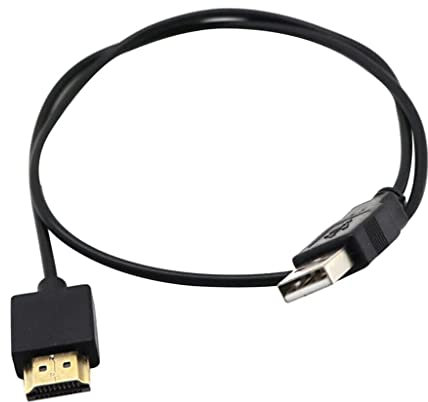 Xingdianfu Cavo Adattatore da USB a HDMI - USB 2.0 Tipo A Maschio a Convertitore di Carica Maschio HDMI 50cm