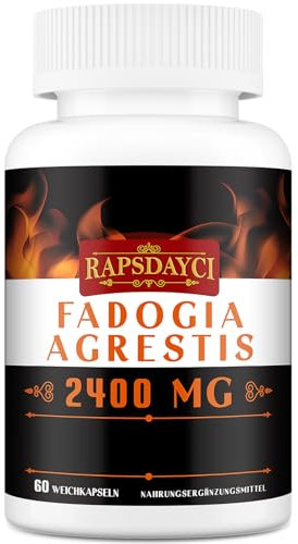 Rapsdayci Fadogia Agrestis, 2400 mg, Hochwirksamer 50:1-Extrakt, Leistungsstarkes Fadogia Agrestis-Ergänzungsmittel (60 stück (1er Pack))