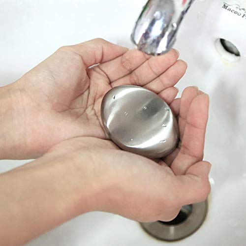 Akozon Cocina Quitar Ajo Gadget L Acero Desodorizar Herramientas Útiles L Acero Jabón Barra Ajo