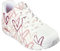 Skechers UNO Spread The Love Damen-Sneaker, Weiß Wcrl, 40.5 EU