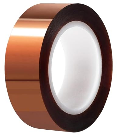 Gebildet Ruban Adhésif en Papier de soie Haute Température, 30mm(W) x33m(L), utilisé pour Protéger le Processeur et la Surface de Travail de L'imprimante 3D, les Professionnels des Circuits Imprimés