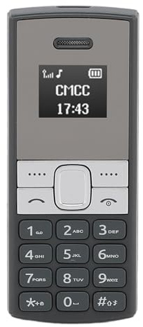 Telefono Cellulare più Piccolo, Lettore Musicale 380MAH CHUMBER MULLATURE Pelle MOLLICA da 0,66 Pollici OLED per Anziani (Black)