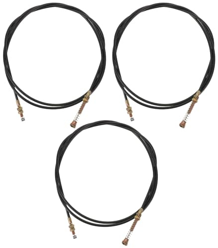 DECOMELODY Cable de Cambio para Triciclo Eléctrico 25 M Mecanismo de Tornillo 3 Unidades Cable de Transmisión y Palanca de Cambios para Bicicletas Eléctricas Adecuado para Terrenos