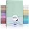 Julius Zöllner Jersey Spannbettlaken für Baby- & Kinderbett, 100% Jersey-Baumwolle, OEKO-TEX Standard 100 zertifiziert, Größe: 60x120cm / 70x140cm, 1er Pack, salbei