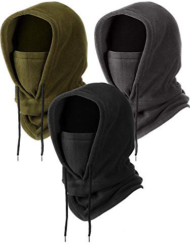Syhood Winter Fleece Balaclava Ski Mask Balaclava Face Mask Cold Weather Men Tactical Heavyweight