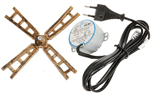 Holyart Pompes à Eau et Moteurs pour crèche de Noel: Moulin à Vent pour crèche: Pale et Moteur 3W