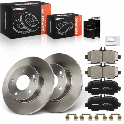Frankberg Set freni incl. 2x Dischi Freno + 4x Pastiglie dei Freni Anteriore Compatibile con Classe A W168 A 140 A 160 CDi 1997-2004 Replace# 1439867, 1459408