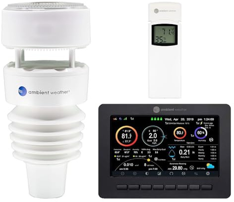 Ambient Weather WS-4000 Solar Powered UltraSonic Wi-Fi Weather Station