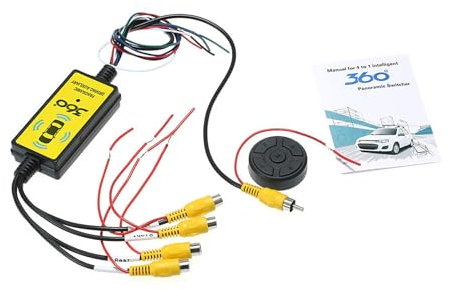 XINYIN Adattatore convertitore per telecamera di retromarcia per auto, adatto per nuovi conducenti e famiglie in cerca di parcheggio migliorato