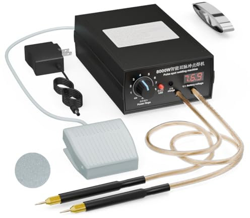 Hosyond 8000W Handheld Battery Spot Welder, Portable DIY Welding Machine, High-Power Spot Welder with Nickel Strip for 18650 Lithium Batteries